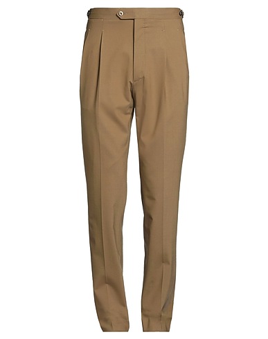 PT Torino Casual trouser Camel 95% Virgin Wool, 5% Elastane