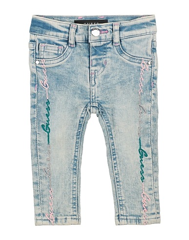 GUESS Denim trousers Blue 99% Cotton, 1% Elastane