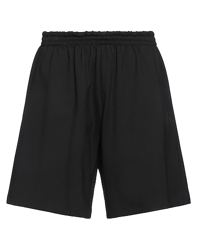 MM6 MAISON MARGIELA Shorts & Bermuda Black 68% Viscose, 27% Polyamide, 5% Elastane