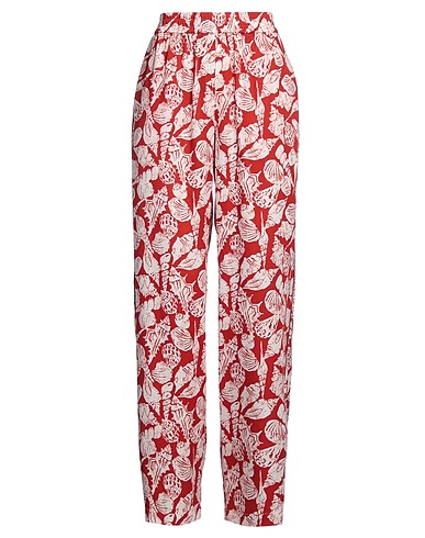 MAISON SCOTCH Casual trouser Brick red 100% Lyocell