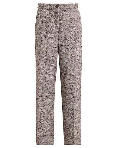 HOLZWEILER Casual trouser Dark brown 63% Polyester, 36% Wool, 1% Nylon