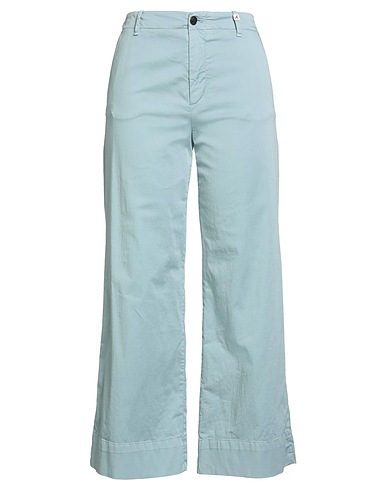 MYTHS Pantalón Azul celeste 88% Algodón, 9% Seda, 3% Elastán