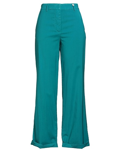 MYTHS Casual pants Deep teal 100% Virgin Wool