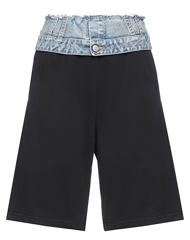 MM6 MAISON MARGIELA Shorts & Bermudas Schwarz 67% Baumwolle, 33% Polyester, Elastan