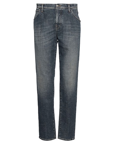 INCOTEX Denim trousers BLUE DIVISION Blue 98% Cotton, 2% Elastane