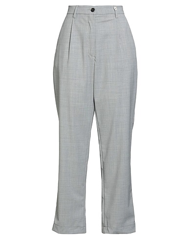 MYTHS Casual trouser Grey 55% Polyester, 43% Wool, 2% Elastane
