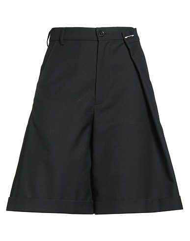 MM6 MAISON MARGIELA Shorts & Bermuda Black 55% Viscose, 45% Wool