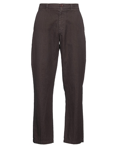ASPESI Casual pants Dark brown 72% Cotton, 28% Linen