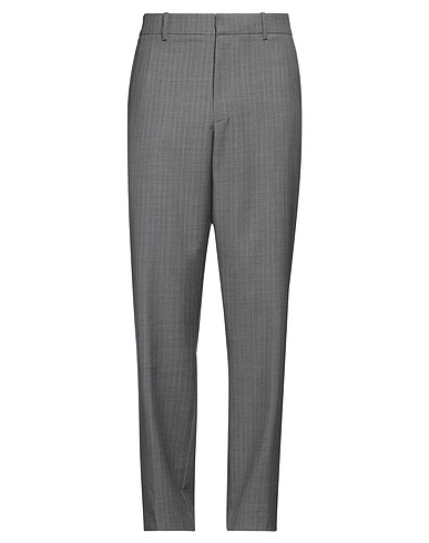 HELMUT LANG Casual παντελόνι Γκρι 100% Παρθένο μαλλί