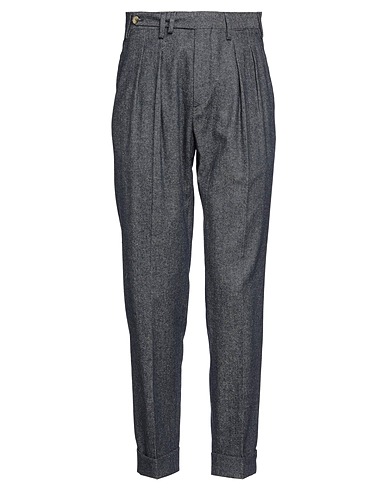 ALESSANDRO GILLES Casual trouser Blue 40% Cotton, 25% Polyester, 20% Wool, 10% Polyamide, 5% Other Fibres