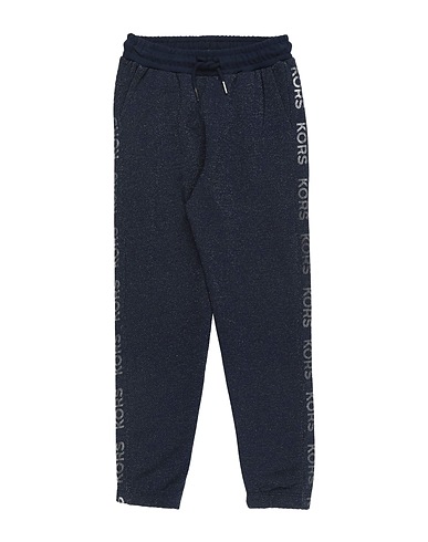 MICHAEL KORS KIDS Casual pants Navy 91% Cotton, 9% Metallic fiber