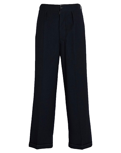 MAISON MARGIELA Casual trouser Midnight blue 100% Wool
