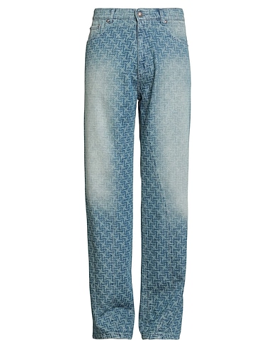 FORMY STUDIO Denim trousers Blue 100% Cotton