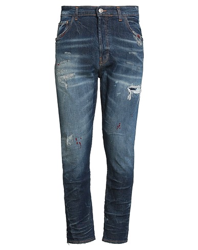 YES LONDON Pantaloni jeans Blu 98% Cotone, 2% Elastan