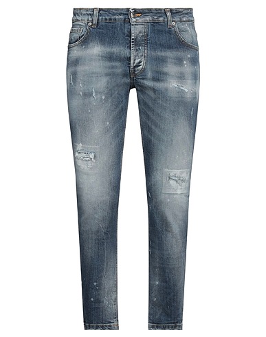 LABELROUTE Pantaloni jeans Blu 98% Cotone, 2% Elastan