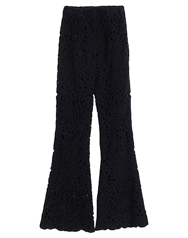EMMA & GAIA Casual trouser Black 80% Cotton, 20% Merino Wool