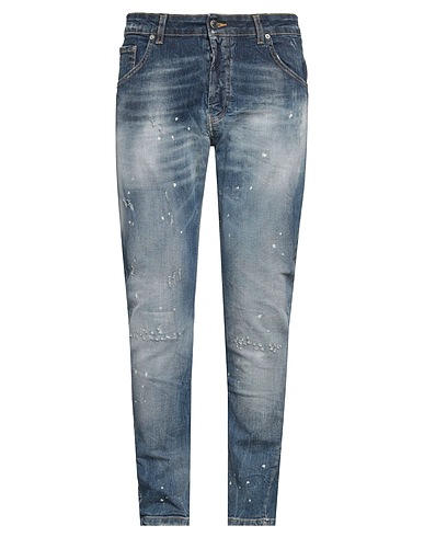 LABELROUTE Pantaloni jeans Blu 98% Cotone, 2% Elastan