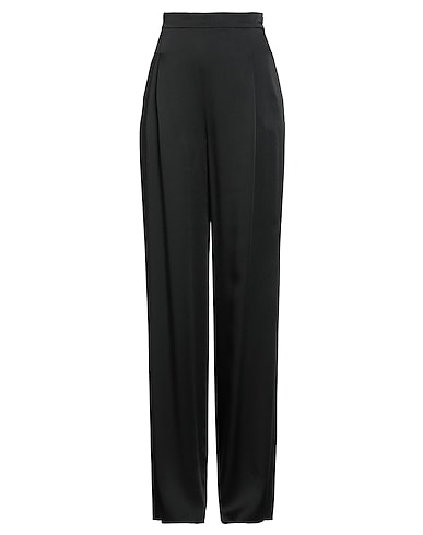 MAX MARA STUDIO Casual παντελόνι Μαύρο 71% Ασετάτ, 29% Βισκόζη