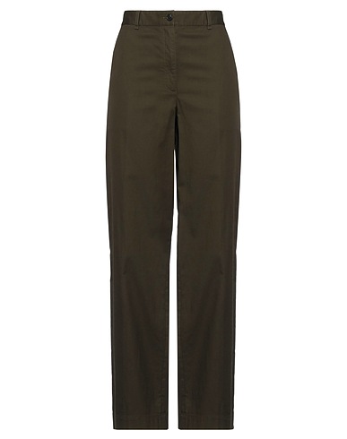 THEORY Casual trouser Military green 97% Cotton, 3% Elastane