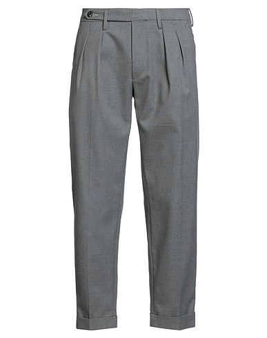 MICHAEL COAL Casual pants Grey 100% Virgin Wool