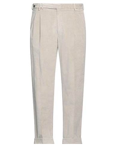 PT Torino Casual trouser Light grey 75% Cotton, 24% Lyocell, 1% Elastane