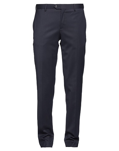 BRIAN DALES Casual trouser Midnight blue 54% Polyester, 44% Wool, 2% Elastane