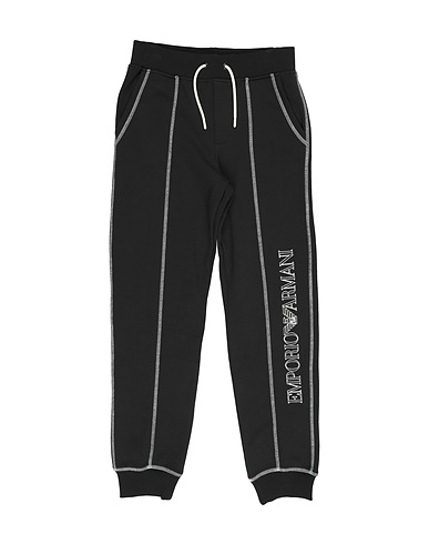 EMPORIO ARMANI スウェットパンツ ブラック コットン 100% / ポリウレタン
