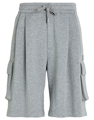 DOLCE&GABBANA Shorts & Bermuda Grigio chiaro 100% Cotone