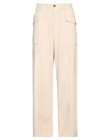 BARENA Casual trouser Cream 100% Cotton
