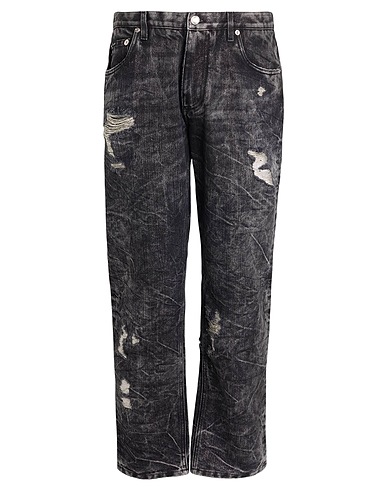 DOLCE&GABBANA Denim trousers Black 65% Cotton, 23% Rayon, 12% Polyethylene