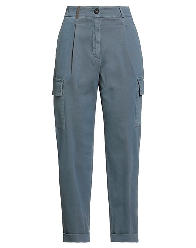 PESERICO Casual trouser Grey 98% Cotton, 2% Elastane