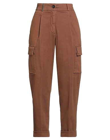 PESERICO Hosen Braun 98% Baumwolle, 2% Elastan