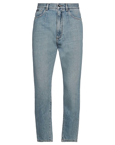 DOLCE&GABBANA Denim trousers Blue 100% Cotton