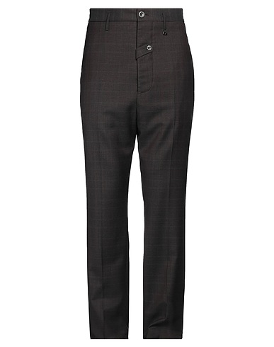 VIVIENNE WESTWOOD Casual pants Dark brown 100% Wool