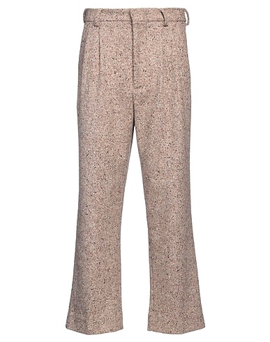 ROBERTO COLLINA Casual trouser Brown 36% Synthetic fibers, 25% Wool, 17% Silk, 11% Virgin Wool, 11% Other Fibres