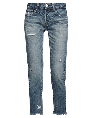 MOUSSY Pantaloni jeans Blu 100% Cotone