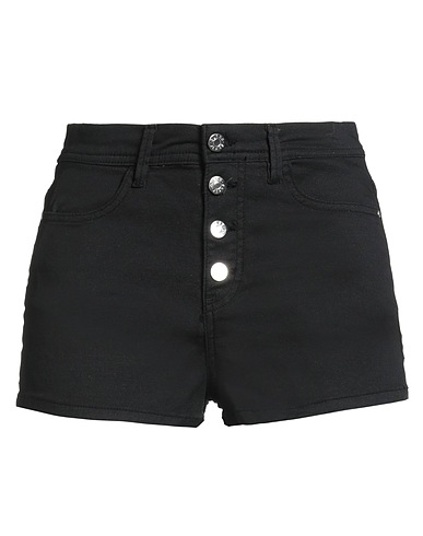 GUESS Shorts & Bermuda Nero 52% Cotone organico, 28% Lyocell, 18% Poliestere, 2% Elastan