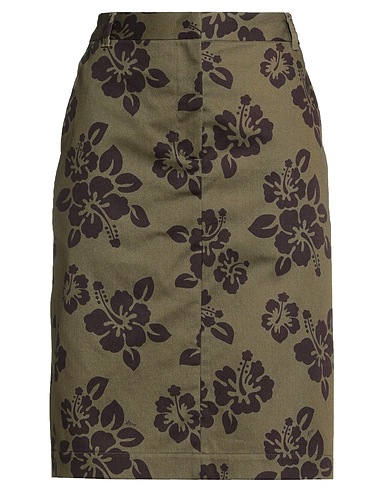 ASPESI Midi skirt Military green 100% Cotton