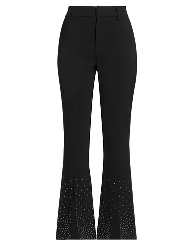 NO SECRETS Casual trouser Black 88% Polyester, 12% Elastane