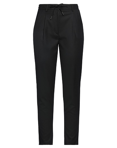 HERNO Casual trouser Black 54% Virgin Wool, 45% Polyester, 1% Elastane