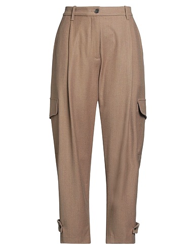 NINE IN THE MORNING Pantalone Cammello 65% Lana, 15% Viscosa, 15% Poliestere, 5% Elastan