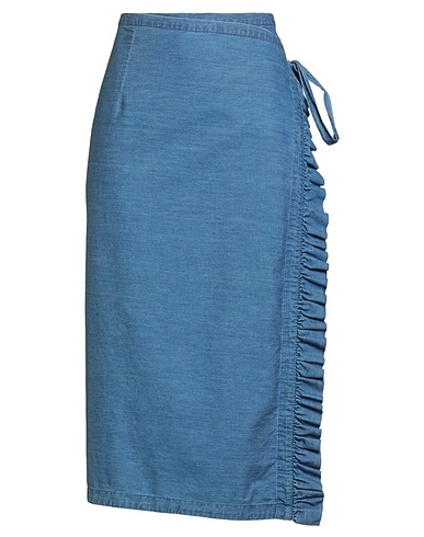 ASPESI Denim skirt Blue 100% Cotton