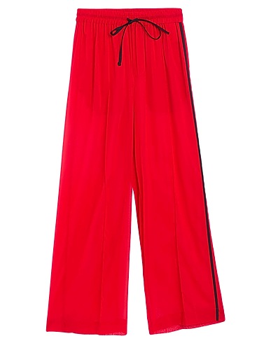 PETER DO Casual trouser Red 92% Silk, 8% Elastane