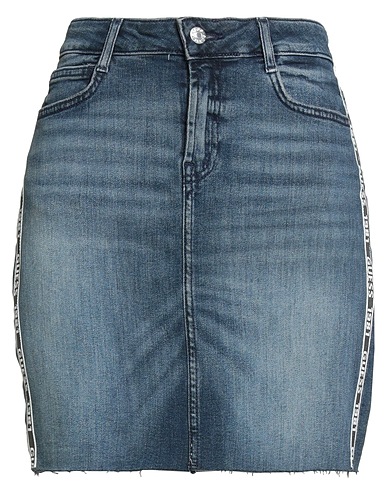 GUESS Gonna jeans Blu 99% Cotone, 1% Elastan