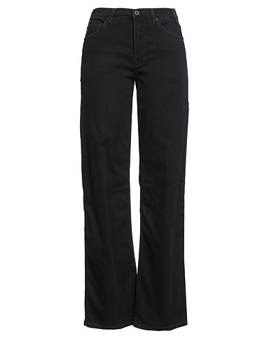 AG JEANS Denim pants Black 66% Cotton, 19% Polyester, 13% Modal, 2% Elastane