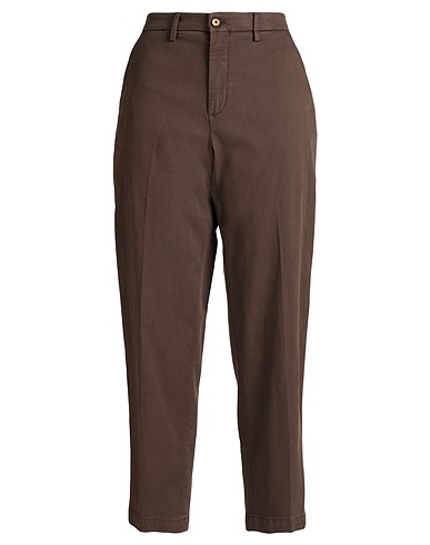 BRIGLIA 1949 Casual trouser Chocolate brown 70% Modal, 27% Cotton, 3% Elastane