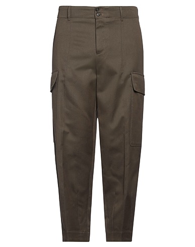 PT Torino Casual trouser Military green 80% Cotton, 20% Virgin Wool