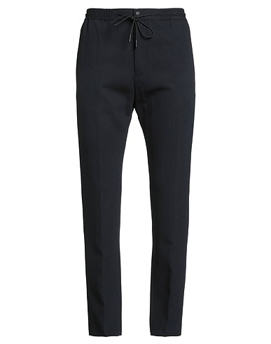 PT Torino Casual trouser Midnight blue 75% Viscose, 14% Linen, 11% Cotton