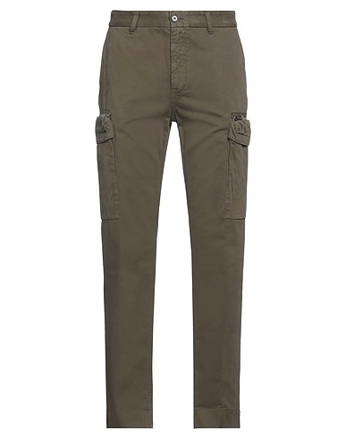 DIESEL Casual pants Military green 100% Cotton