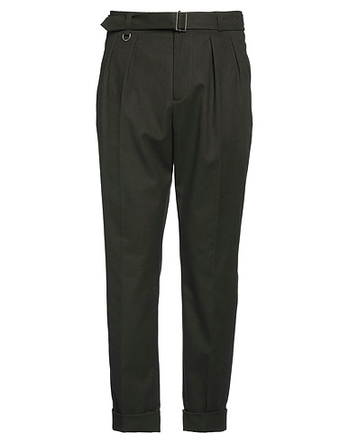 PAOLO PECORA Pantalone Verde scuro 64% Poliestere, 34% Viscosa, 2% Elastan